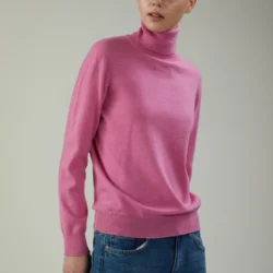 Maglia Dolcevita in lana e cashmere - Thumbnail Image 2