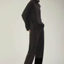 Pantalone cargo in micropaillettes con coulisse - Thumbnail Image 1