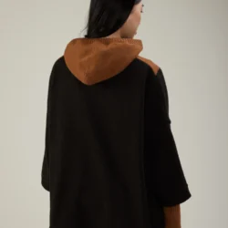Cappa double in lana e cashmere - Thumbnail Image 3
